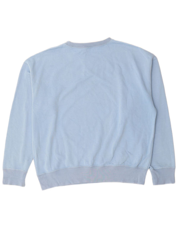 Polo Ralph Lauren Womens Oversized Sweatshirt Jumper UK 16 Large Blue