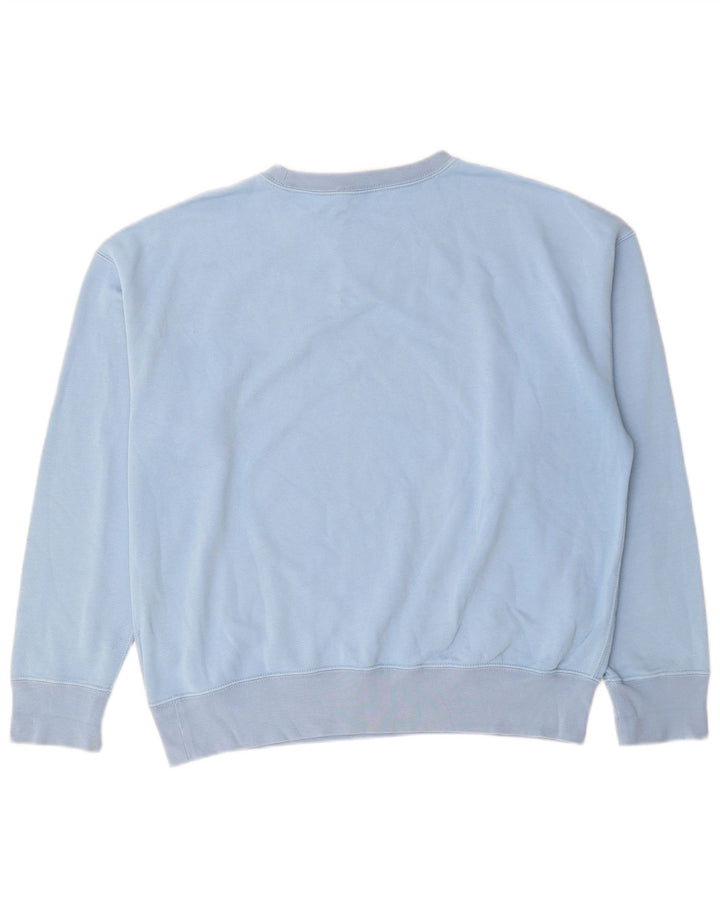 Polo Ralph Lauren Womens Oversized Sweatshirt Jumper UK 16 Large Blue