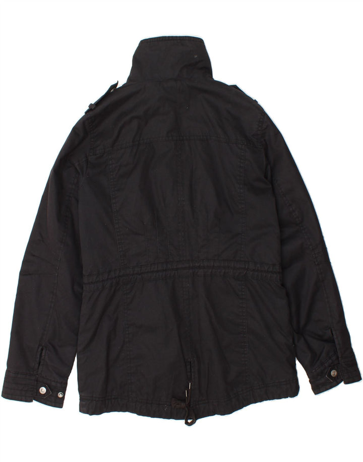 ESPRIT Womens Military Jacket UK 6 XS Black Cotton Vintage Esprit and Second-Hand Esprit from Messina Hembry 