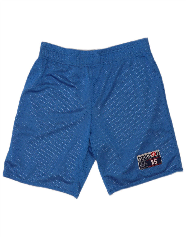 MACRON Mens Sport Shorts XS Blue