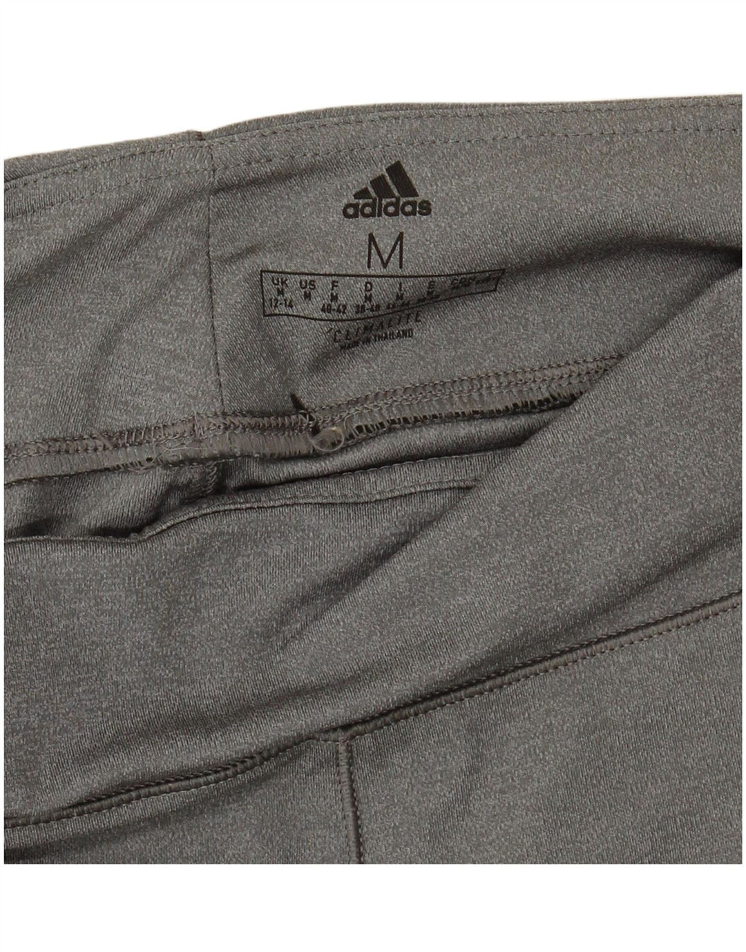 ADIDAS Womens Climalite Leggings UK 12/14 Medium  Grey