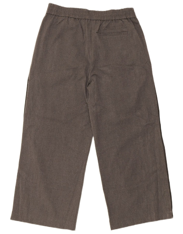 Marks & Spencer Womens Pegged Chino Trousers UK 14 Large W32 L26 Grey