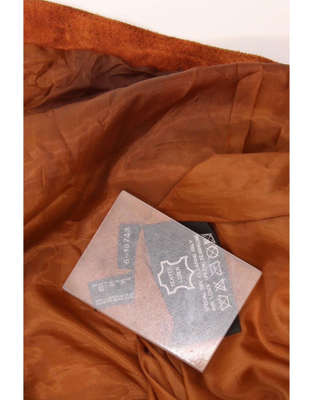 VINTAGE Womens Suede Gilet UK 24 4XL Brown Leather