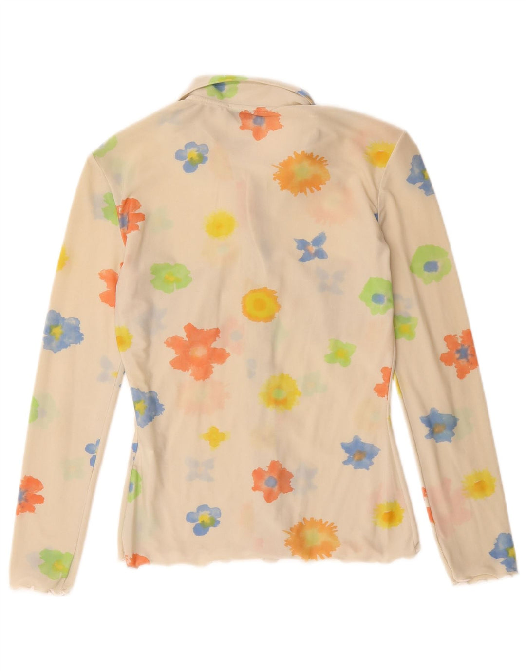 Max & Co. Womens Shirt Blouse UK 12 Medium Off White Floral