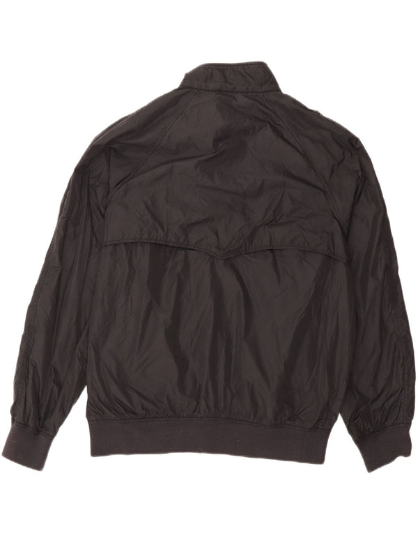 Conte of Florence Mens Bomber Jacket UK 44 2XL Black Polyamide