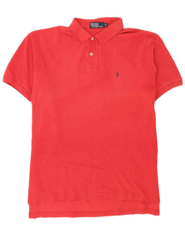 Polo Ralph Lauren Mens Shirt XL Red Cotton