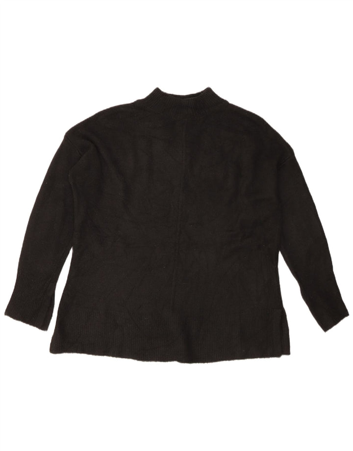 Marks & Spencer Womens Turtle Neck Jumper Sweater UK 14 Medium Black