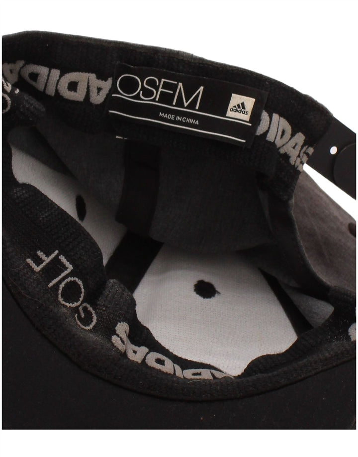 Adidas Mens Graphic Baseball Cap One Size Black Colourblock