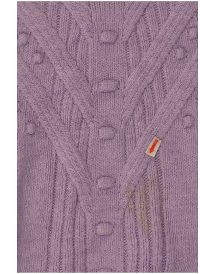 Marks & Spencer Womens Turtle Neck Jumper Sweater UK 14 Medium Purple
