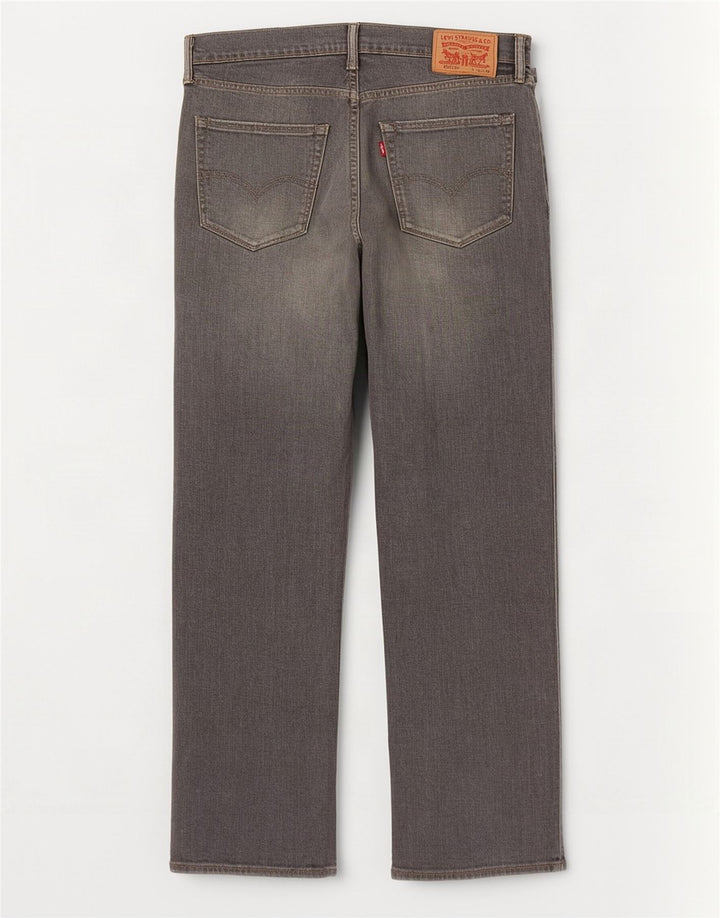 Levi's Mens 504 Straight Jeans W36 L34 Grey Cotton
