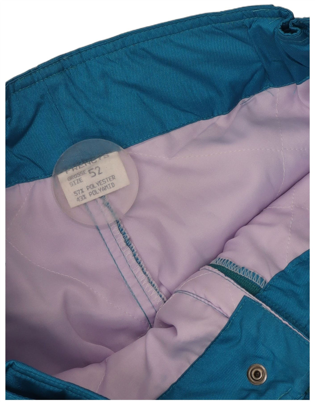 Vintage Mens Joggers Ski Trousers IT 52 Large  Blue Polyester