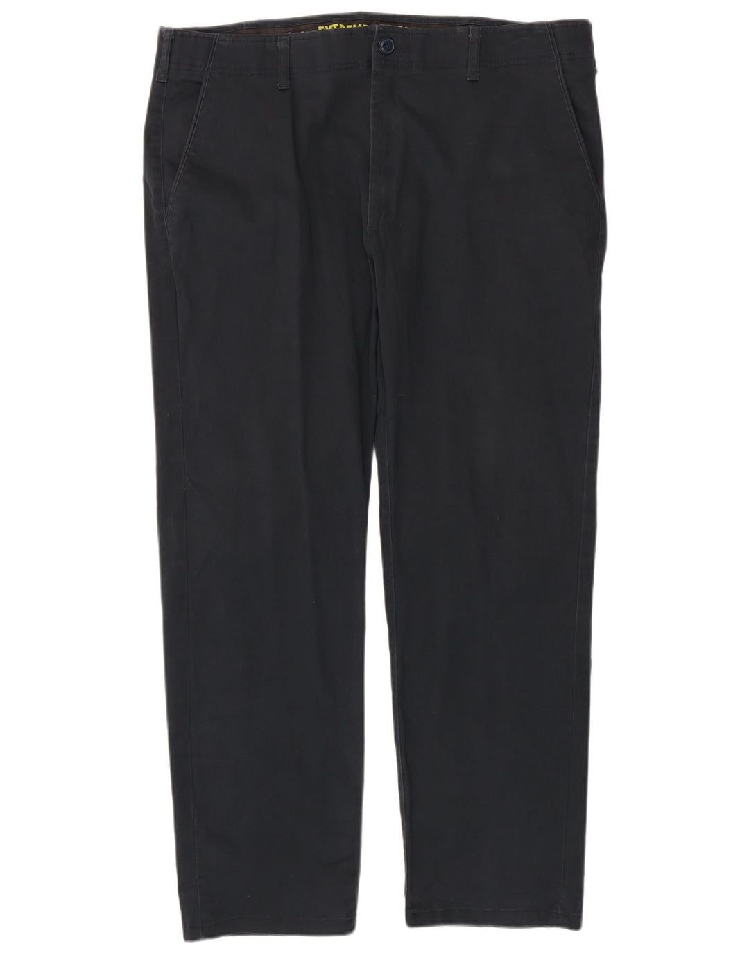 LEE Mens Extreme Motion Straight Chino Trousers W40 L32 Navy Blue Cotton