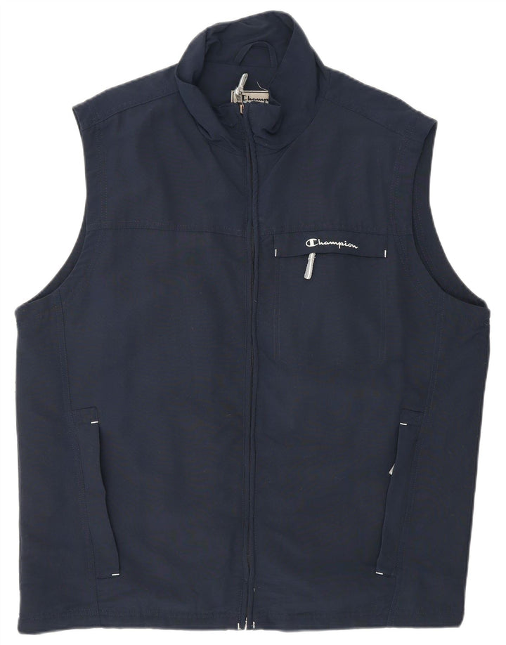 Champion Mens Gilet UK 40 Large Navy Blue Polyamide