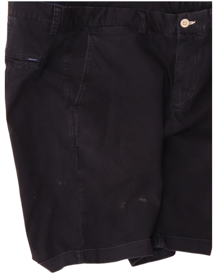 Gant Mens Regular Fit Chino Shorts W32 Medium Navy Blue Cotton