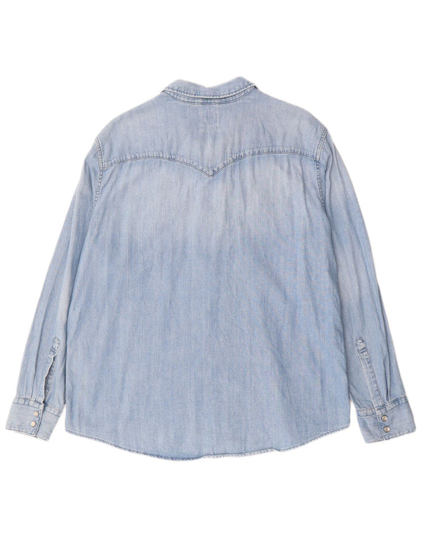 Levi's Mens Standard Denim Shirt XL Blue Cotton