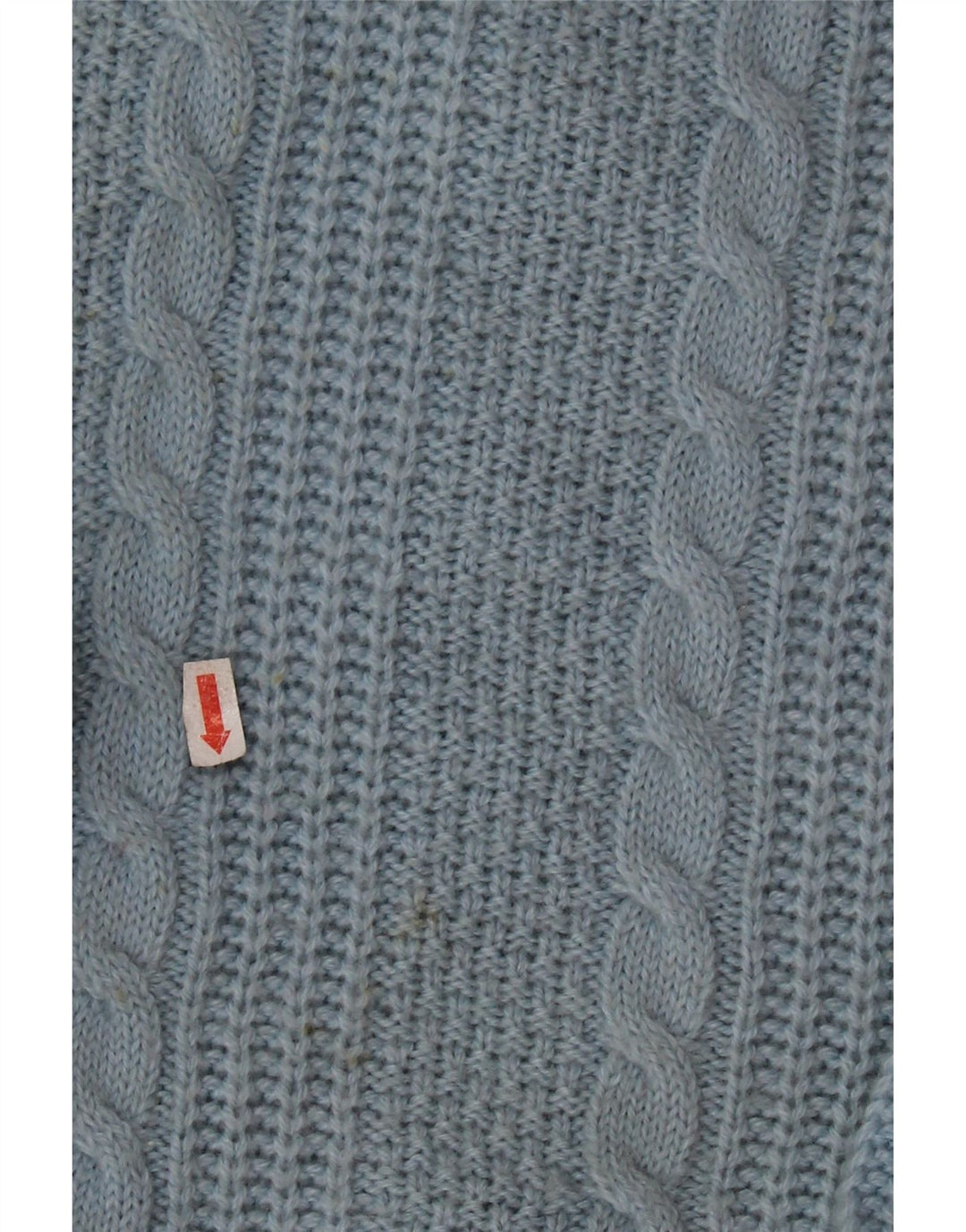 STEFANEL Womens Oversized Crew Neck Jumper Sweater UK 16 Large Blue Wool