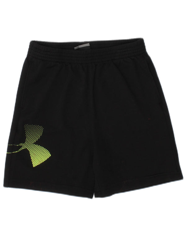 UNDER ARMOUR Boys Graphic Sport Shorts 2-3 Years  Black Polyester