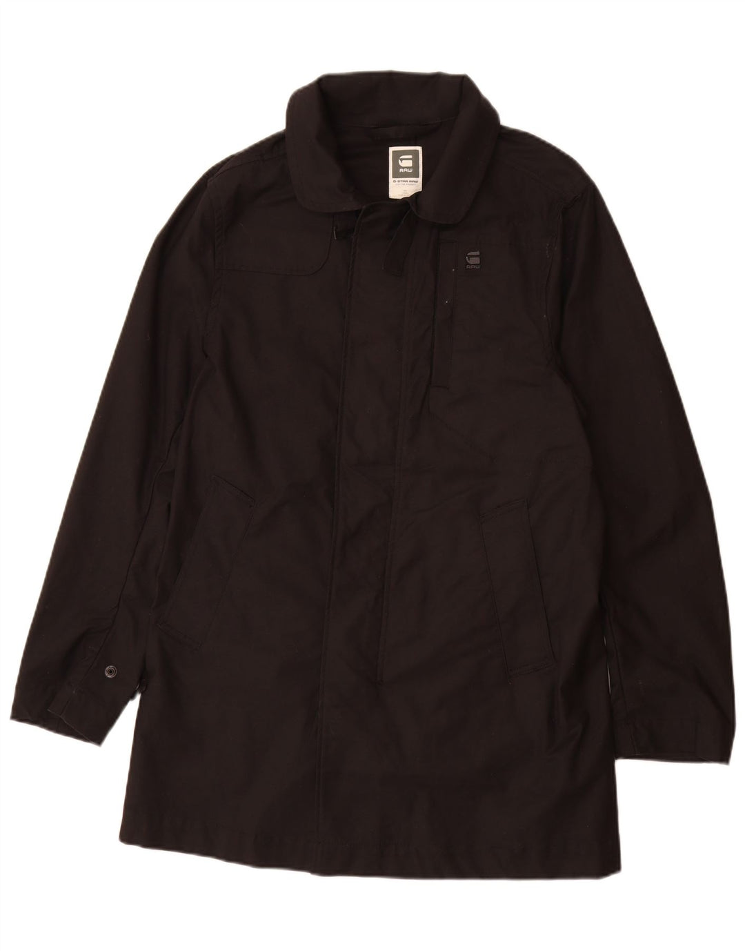 G-Star Mens Utility Jacket UK 40 Large Black Cotton