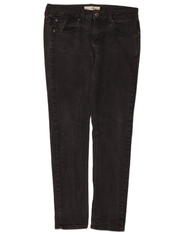 Topshop Womens Baxter Skinny Jeans W30 L30 Black Cotton