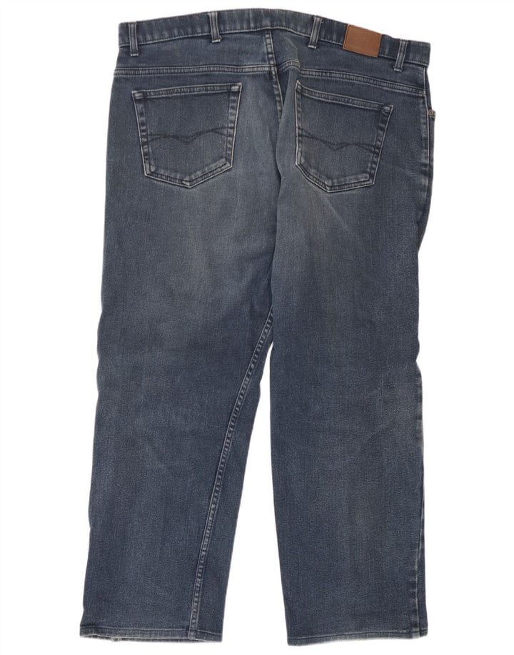 Marks & Spencer Mens Regular Straight Jeans W40 L26 Blue Cotton