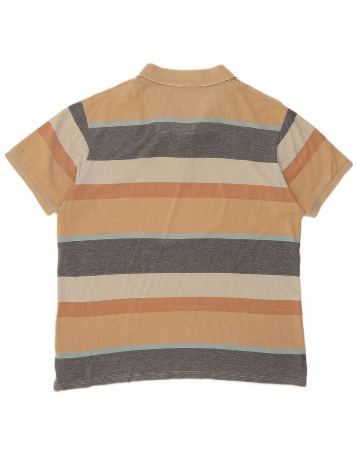 Timberland Mens Regular Fit Polo Shirt XL Multicoloured Striped