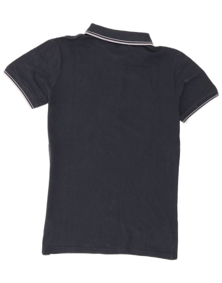 Kappa Mens Polo Shirt Medium Navy Blue Cotton