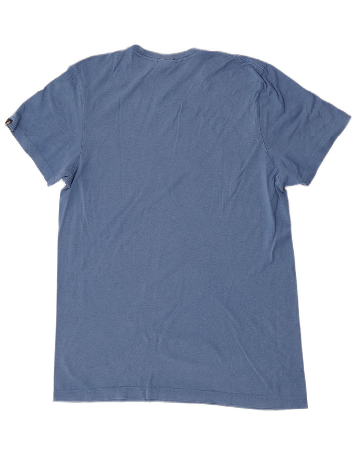 Adidas Mens Graphic T-Shirt Top Small Blue Cotton