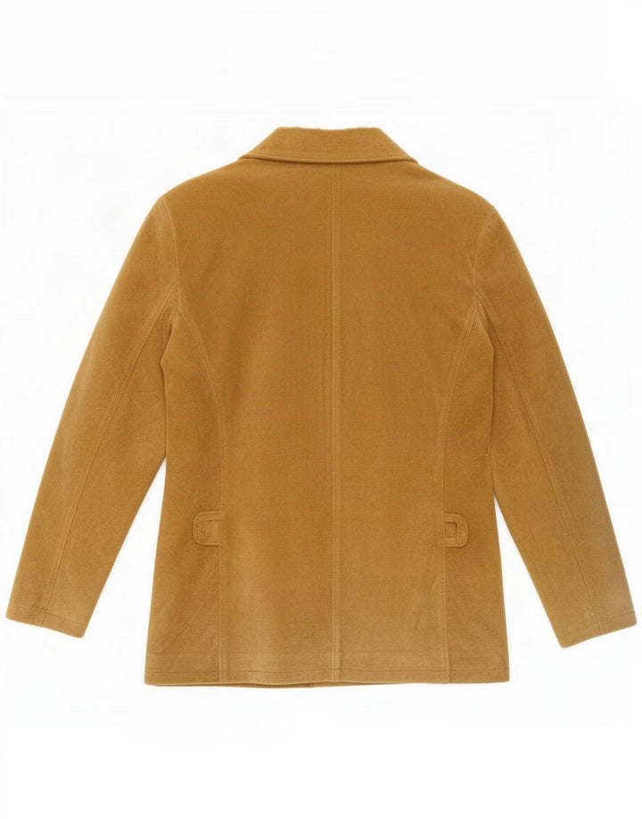 Davin Womens Suede Jacket IT 46 Large Beige Leather
