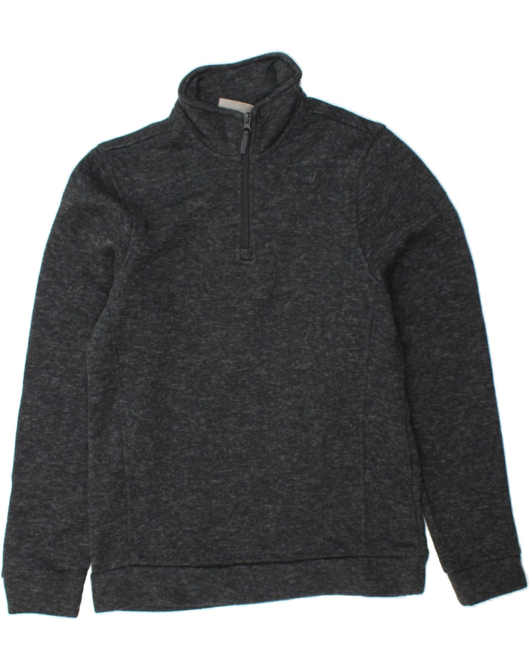 MOUNTAIN WAREHOUSE Mens Zip Neck Sweatshirt Jumper Small Grey Flecked Vintage Mountain Warehouse and Second-Hand Mountain Warehouse from Messina Hembry 