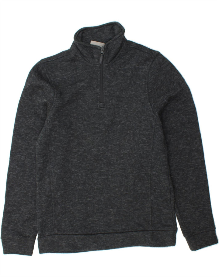 MOUNTAIN WAREHOUSE Mens Zip Neck Sweatshirt Jumper Small Grey Flecked Vintage Mountain Warehouse and Second-Hand Mountain Warehouse from Messina Hembry 