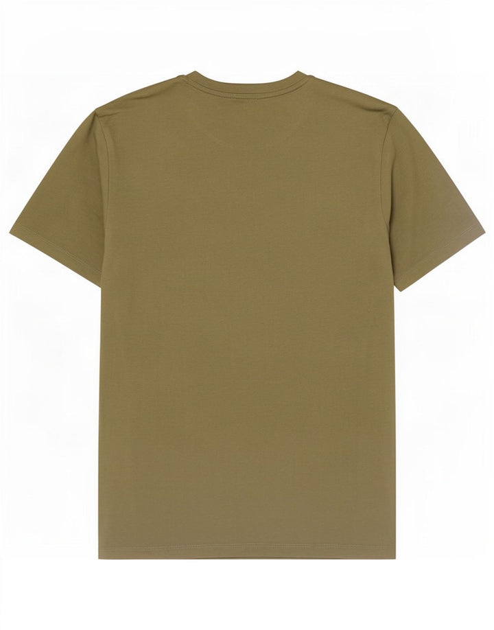 Zara Mens T-Shirt Top Medium Khaki