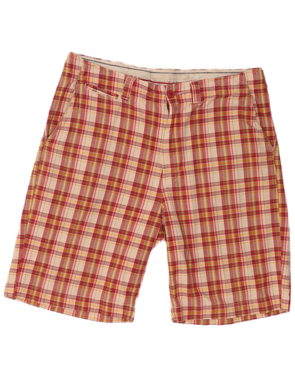 Woolrich Mens Chino Shorts W38 XL Multicoloured Check Cotton