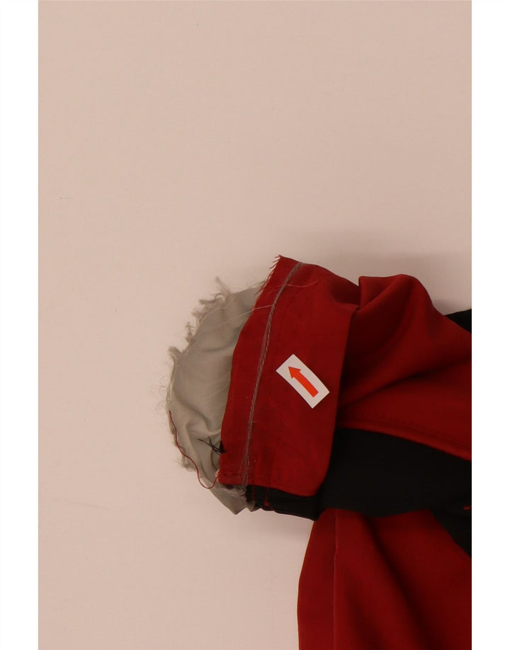 Starter Mens Graphic Pullover Tracksuit Top Jacket Medium Red Colourblock