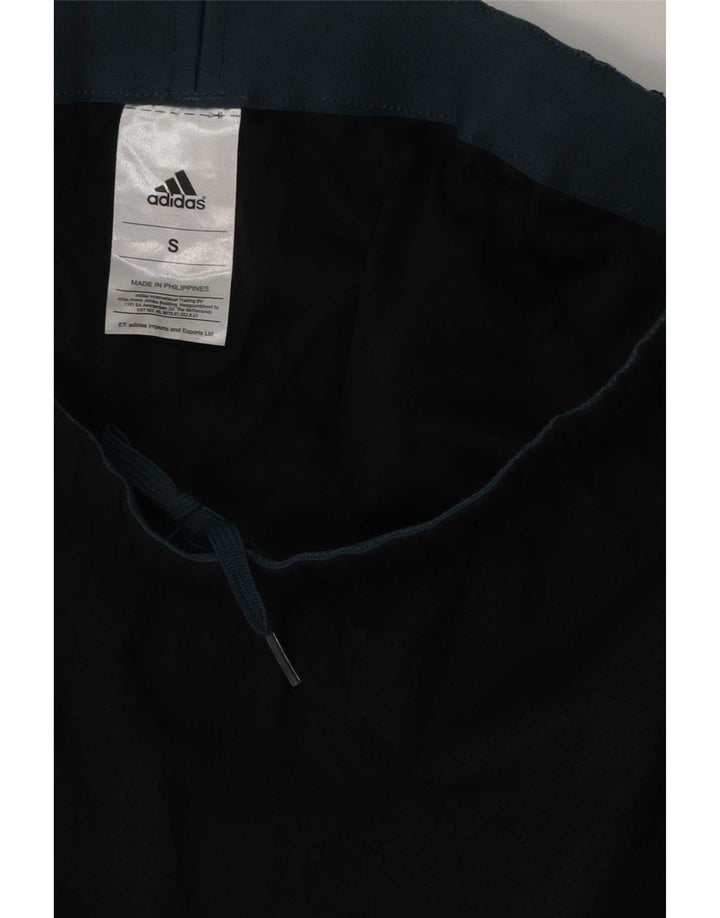 Adidas Womens Sport Shorts UK 10 Small Black Polyester