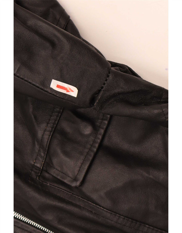 Spectra Womens Leather Jacket UK 16 Large Black
