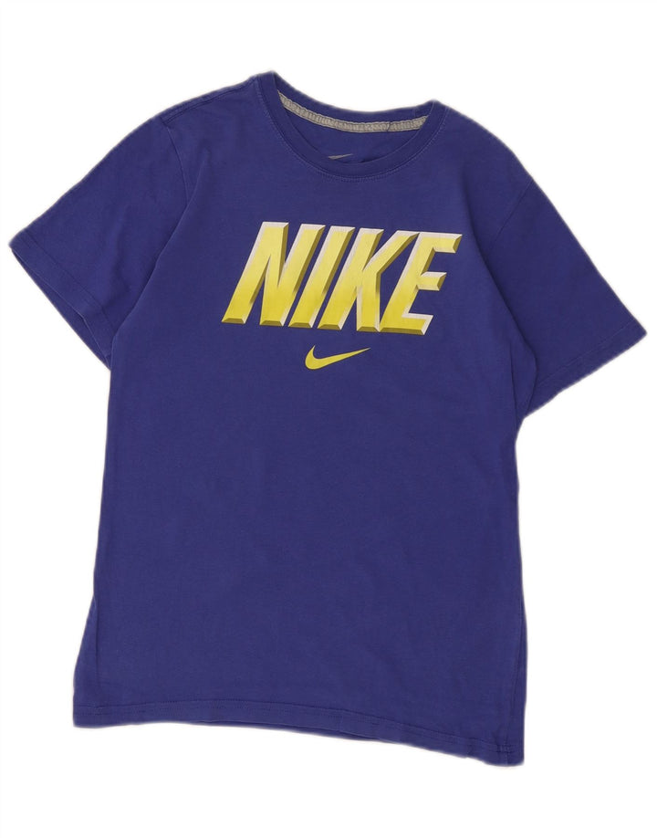 Nike Boys Graphic T-Shirt Top 10-11 Years Medium Purple
