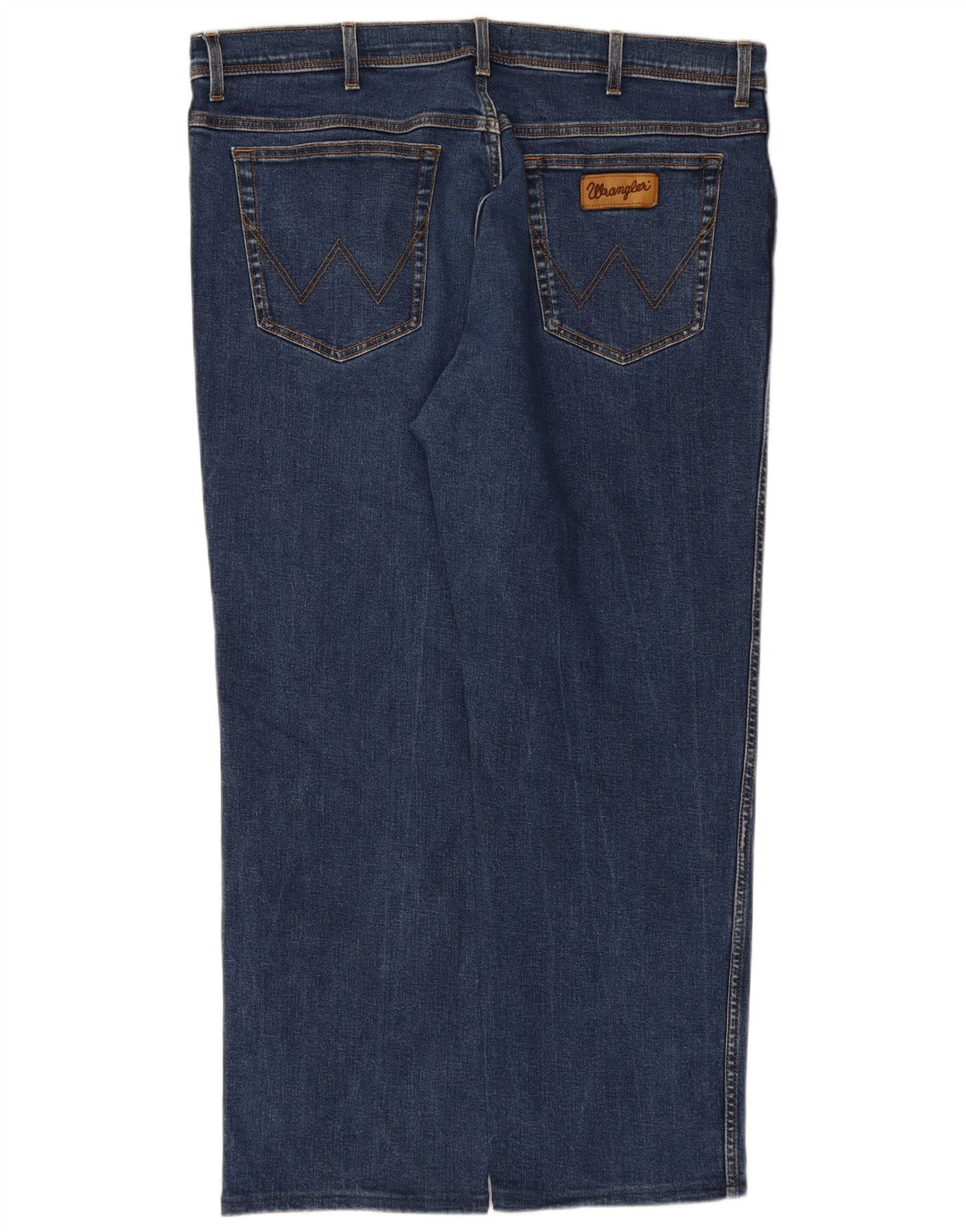WRANGLER Mens Texas Straight Jeans W42 L29 Blue Cotton
