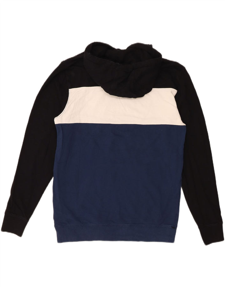 VANS Mens Graphic Hoodie Jumper Medium Multicoloured Colourblock Cotton