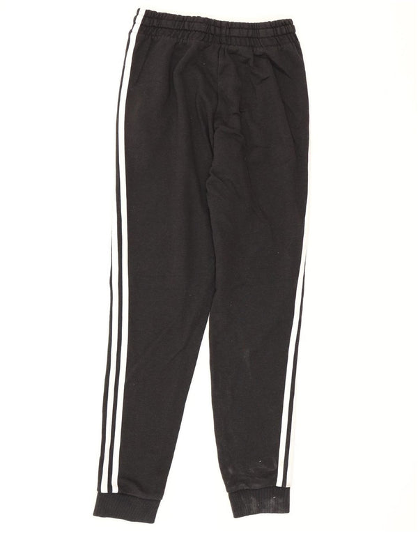 Adidas Womens Tracksuit Trousers Joggers UK 8 Small Black Cotton
