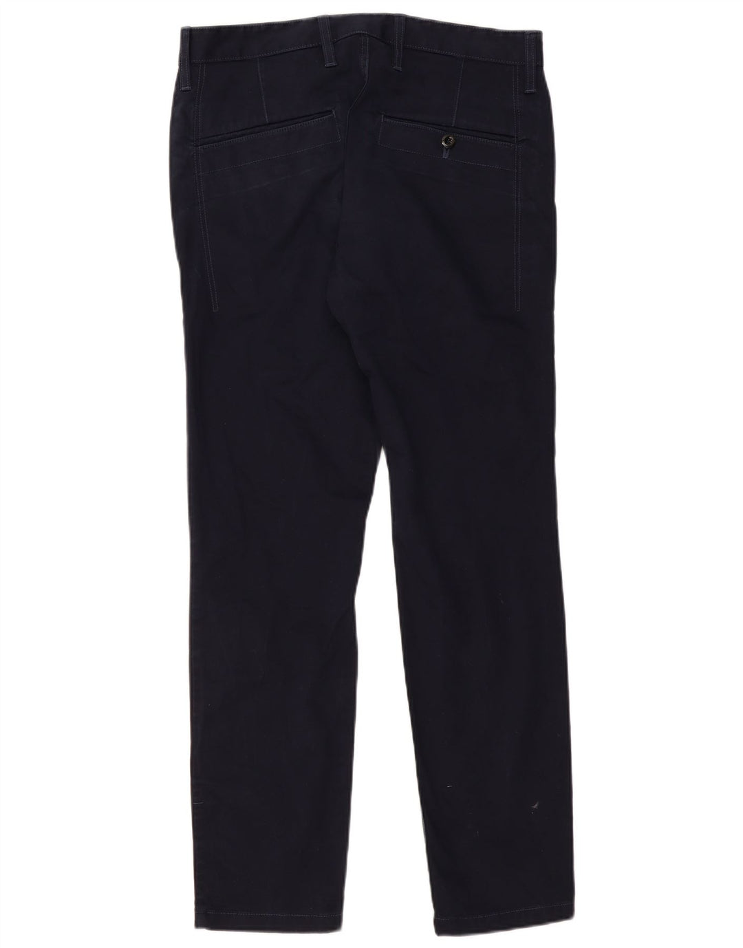 G-STAR Mens Slim Chino Trousers W34 L32 Navy Blue Cotton