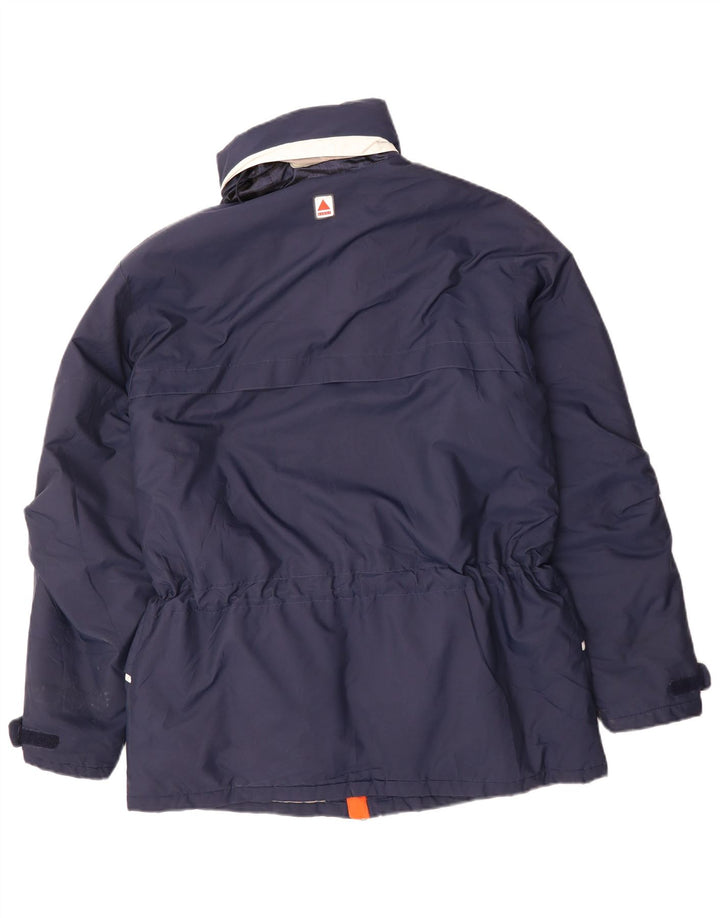 Fila Mens Ski Jacket Large Navy Blue Polyester