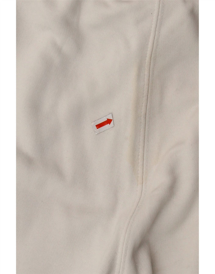CHAMPION Mens Graphic Sport Shorts Small  White Cotton