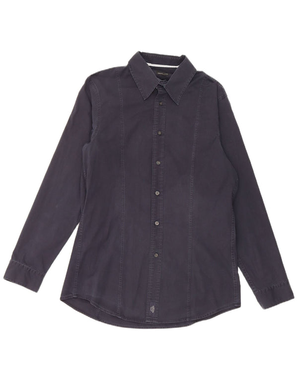 Calvin Klein Jeans Mens Shirt Large Navy Blue