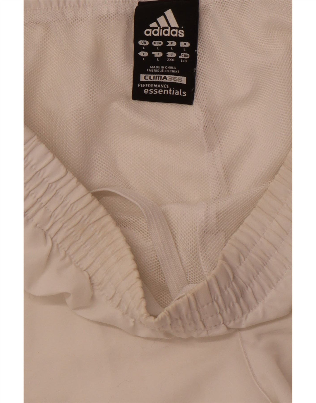 ADIDAS Mens Clima 365 Sport Shorts Large Off White