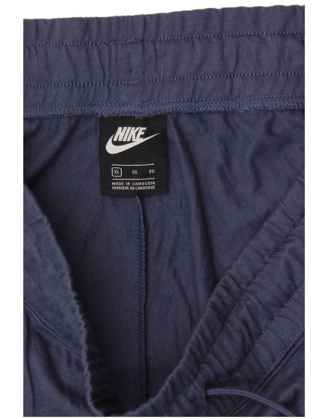 NIKE Womens Tracksuit Trousers UK 18 XL  Navy Blue Polyester