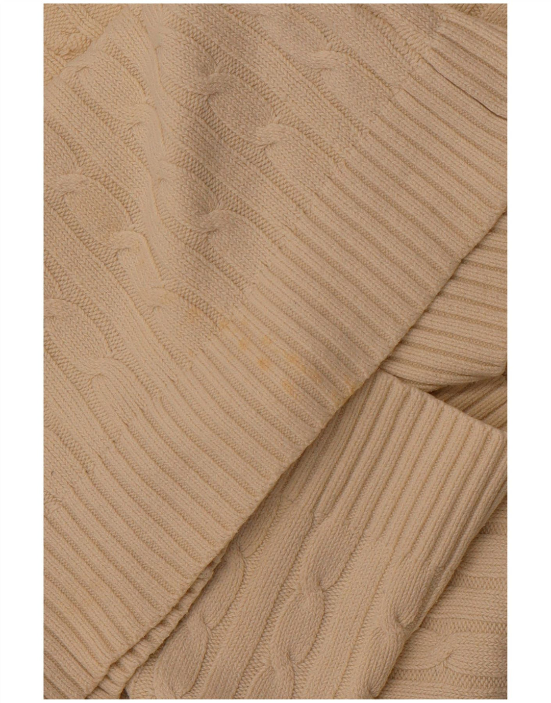 CREW CLOTHING Womens V-Neck Jumper Sweater UK 18 XL Off White Cotton