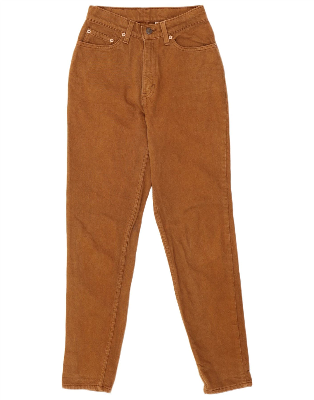 LEVI'S Womens 512 Slim Tapered Jeans Medium W28 L30 Brown Cotton