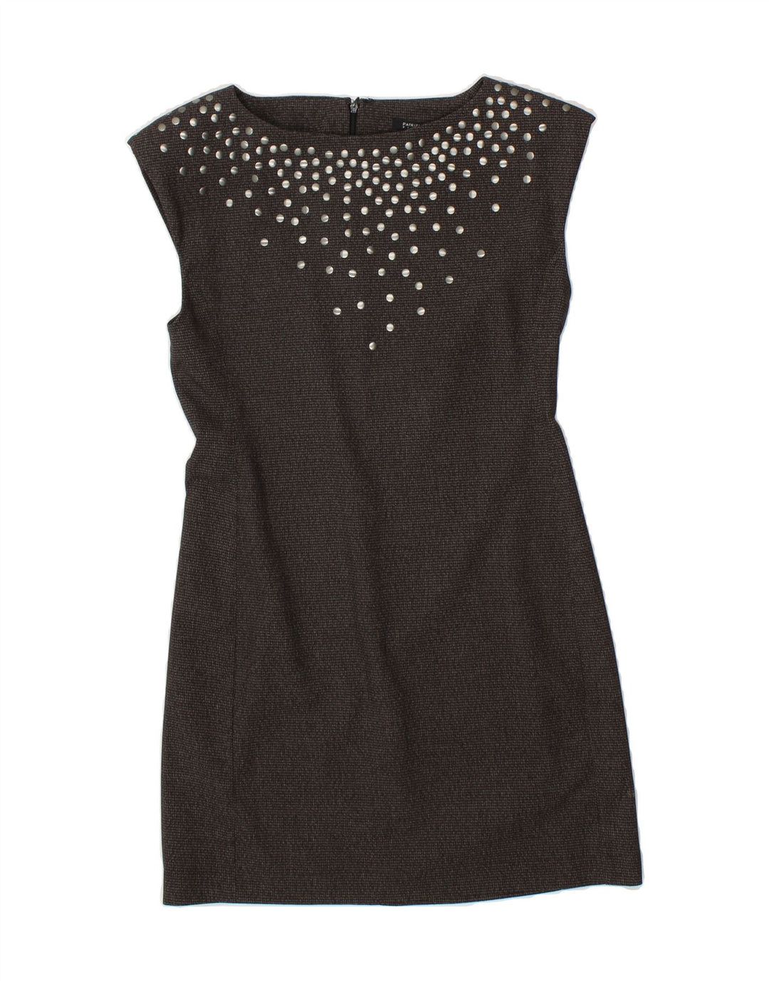 PATRIZIA PEPE Womens Sleeveless Sheath Dress IT 42 Medium Grey Vintage Patrizia Pepe and Second-Hand Patrizia Pepe from Messina Hembry 