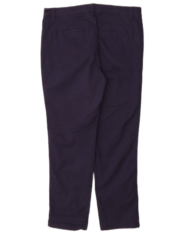 GAP Womens Girlfriend Chino Trousers US 8 Medium W32 L28 Navy Blue