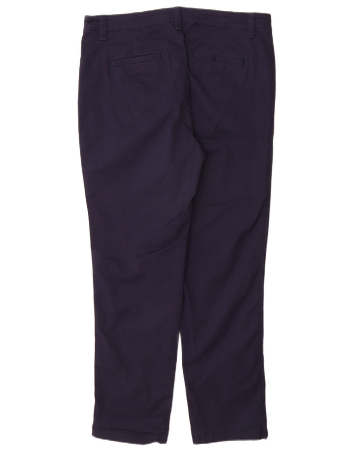 GAP Womens Girlfriend Chino Trousers US 8 Medium W32 L28 Navy Blue